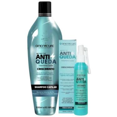 Imagem de Kit Power Hair Antiqueda Shampoo 300ml + Tônico 60ml Oriente Life