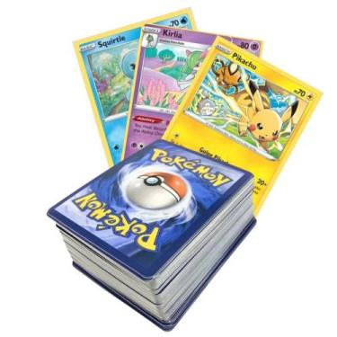 Imagem de ORIGINAL - Pacote de 50 cartas Pokemon + 2 Cartas Brilhantes - Copag