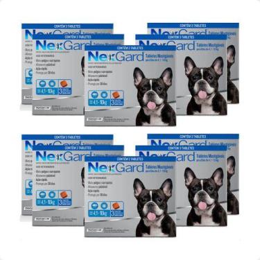 Imagem de 10 Nex Gard 4 A 10 Kg Antipulgas E Carrapatos Total 30 Comp - Boehring
