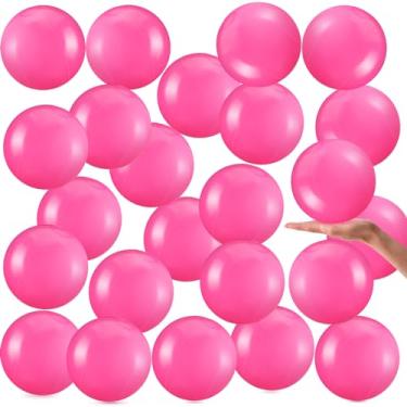 Imagem de Yinder 24 Pieces Inflatable Beach Ball 6 Inches Mini Beach Balls for Ocean Under The Sea Party Decorations Summer Pool Toys Party Supplies(Pink)