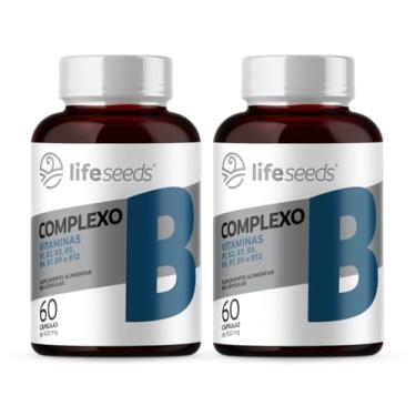 Imagem de Complexo B - Vitaminas B1, B2, B3, B5, B6, B7, B9 e B12 – 2 Potes – 120 Cápsulas (4 Meses)