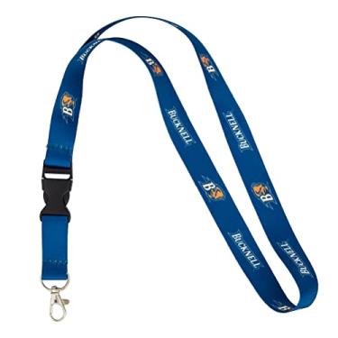 Imagem de Desert Cactus Bucknell University Cordão bisão chaves de carro porta-crachá de identificação chaveiro destacável fivela de pressão separável (azul), Multicor, tamanho �nico