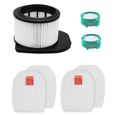 Imagem de Fette Filter - Kit de filtros de substituição e odor IZ862H compatível com aspirador sem fio Shark Stratos IZ862H (1 filtro Hepa e 2 kits de espuma e feltro e 2 cartuchos neutralizadores de odores)
