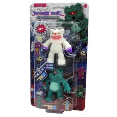 Imagem de 2 Mini Bonecos Elásticos Ernesh e Cyclops - Stretchapalz