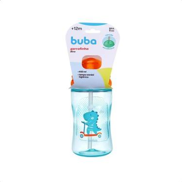Imagem de Garrafinha De Agua Garrafa Infantil Com Canudo Silicone - Buba