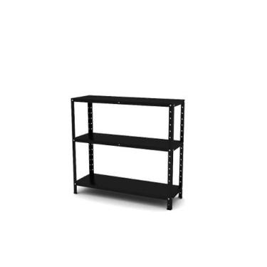 Imagem de Estante de Aço Multiuso Baixa Pandin 90 cm Preto