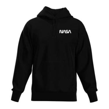 Imagem de Blusa De Frio Moletom Fechado Bolso Canguru Com Capuz Estampado - Rela