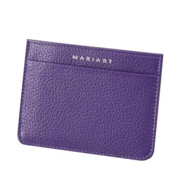 Imagem de Porta-Cartão Couro Mariart 665, Blueberry