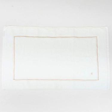 Imagem de Toalha de Piso Kacyumara Lazio 48x80, UN, BRANCO-ROSE
