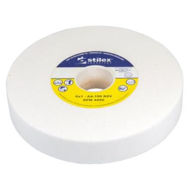 Imagem de Rebolo Pedra Esmeril Para Aço 6 X 1 X 1.1/4 Gr 100 Stilex