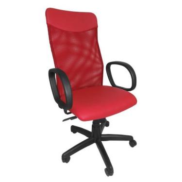 Imagem de Cadeira Maya Presidente Extra Giratória Tela Mesh Reclinavel material 