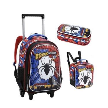 Imagem de KIT MOCHILA MASC. COMIC BOOK 3PCS DL1823 - Seanite