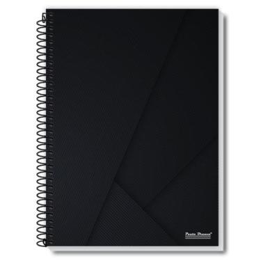 Imagem de Caderno 10 Matérias 160 Folhas Offíce Capa Dura Espiral - Pauta Branca