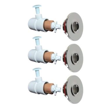 Imagem de Kit Piscina 3 Dispositivo Hidromassagem - Premium Inox 316 Industek