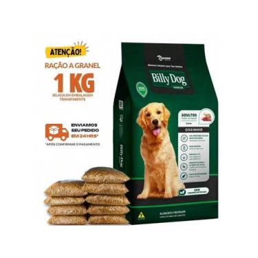 Imagem de Ração Para Cachorro Billy Dog Ossinho Carne 1 KG Granel