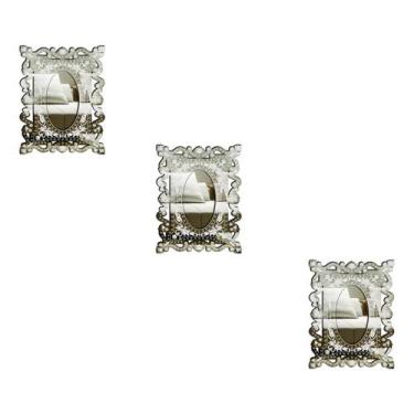 Imagem de Kit 3 Espelhos Decorativos venezianos  Pegui 32x24 3896 - CREATUS, pra
