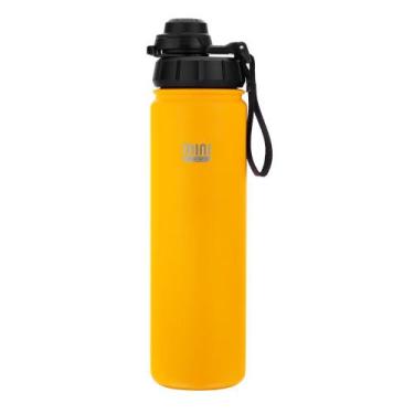 Imagem de Garrafa Térmica Academia 650ml Amarela  Thermics Minicool