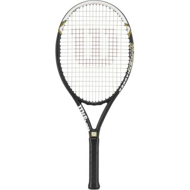 Imagem de Wilson Raquete de tênis 5.3 Hyper Hammer - Raquete econômica para todas as quadras - 4-1/4