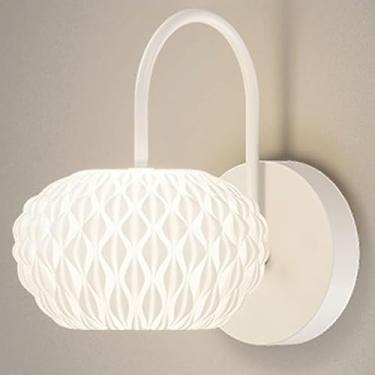 Imagem de Luminárias de parede modernas de arte em ferro com base G9, arandelas de parede reguláveis em três cores, personalidade, fundo branco, luz de parede para corredor, quarto, escadas, sala de j