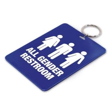 Imagem de Lucky Line - Etiqueta de chave para todos os gêneros, plástico com chaveiro dividido identificador para restaurante, escritório, posto de gasolina, 1 por pacote (53401)