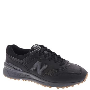 Imagem de New Balance Tênis de golfe masculino 997 Sl, Preto/cinza, 41