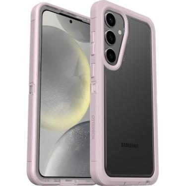 Imagem de OtterBox Capa transparente para Samsung Galaxy S24 Plus (apenas) - Defender Series XT - Mountain Frost (transparente/roxo) - Sem tela - Robusto - Acessório de cordão - Embalagem sem varejo