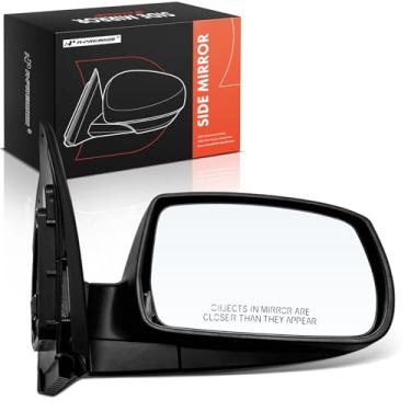 Imagem de A-Premium Espelho retrovisor elétrico lateral do passageiro - Compatível com Hyundai Tucson 2010-2015 - Espelho retrovisor externo preto dobrável manual não aquecido - Substituição # 876202S060