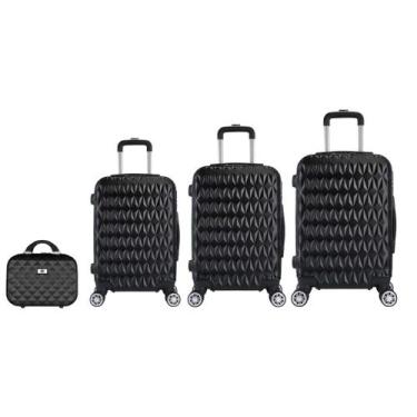 Imagem de Mala de viagem bordo, média, grande e frasqueira em abs eagle ac74, Pr