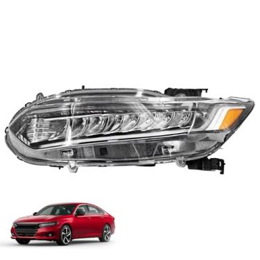 Imagem de HonHuCo 33150-TVA-A41 Conjunto de farol de LED do lado esquerdo do motorista para Honda Accord SE/Sport/Sport SE 2021-2022 Substituir # HO2502202