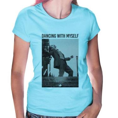 Imagem de Baby Look Dancing with myself - Foca na Moda, Azul bebê, M
