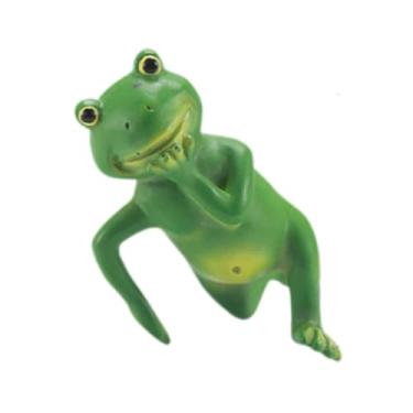 Imagem de ＡＷＨＡＯ Escultura de sapo em resina para ornamento, Style C, Tamanho real