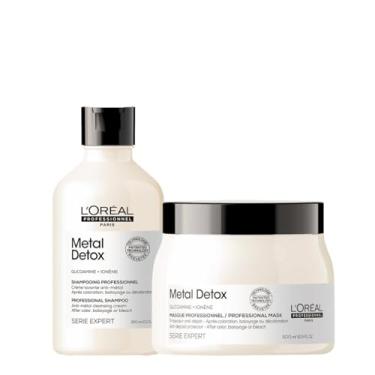 Imagem de Kit L'Oréal Professionnel Metal Detox Shampoo e Máscara (2 produtos)