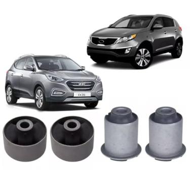 Imagem de KIT 4 BUCHA BANDEJA SUSPENSAO DIANTEIRA IX35 2010> SPORTAGE 2011>