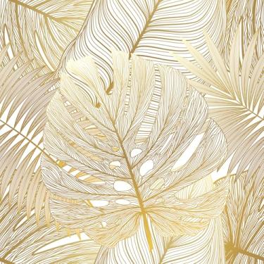 Imagem de Papel De Parede 3m Dourado Costela De Adão Ideal Rolo