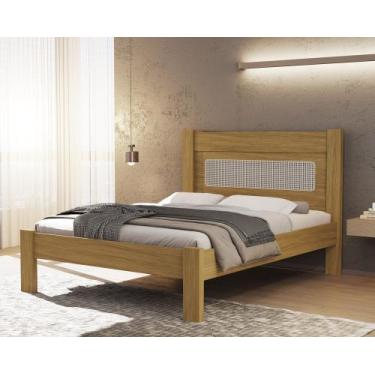 Imagem de Cama De Casal Para Quarto Tradicional Clara Estilo Moderna MDF Com Est