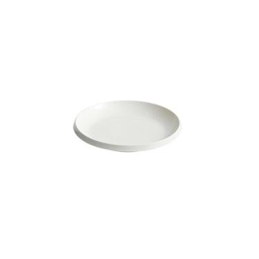 Imagem de Prato personalizado de porcelana branca, prato de comida ocidental de restaurante de hotel - prato de sopa vulcânica branco oblíquo de 25 cm - sem especificação
