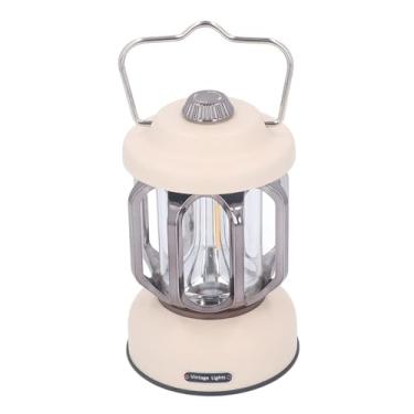 Imagem de Lâmpada de Acampamento Vintage da Lanterna de Acampamento retrô, Lâmpada Recarregável de Luz de Acampamento Retro LED LED LED de Tenda Vintage para Emergência de Pesca Ao Ar