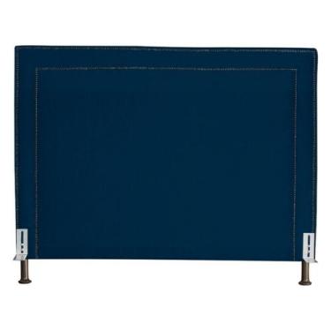 Imagem de Cabeceira de Cama Box Estofada 140 cm Casal Viviane Suede - Fina Mobíl
