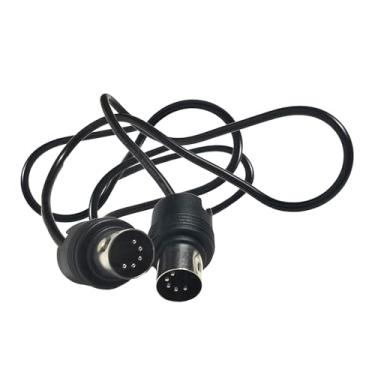 Imagem de Dynwave Cabo de extensão de áudio midi macho para órgão masculino 5 pinos din macho 5 pinos para 5 pinos acessórios de transmissão de linha musical cabo midi, 5m