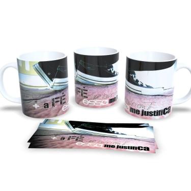Imagem de Canecas Evangélicas Personalizadas Fé e Inspiração em Cada Gole