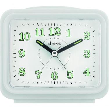 Imagem de Relógio Despertador Branco Dois Alarme Super Alto Pilha Branco - Branco