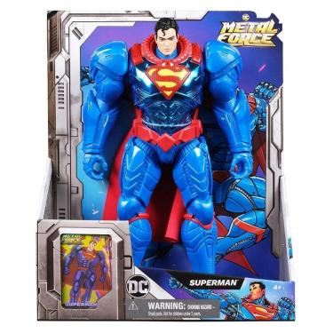 Imagem de Boneco Surpeman De 30Cm Metal Force - Dc Comics 4187