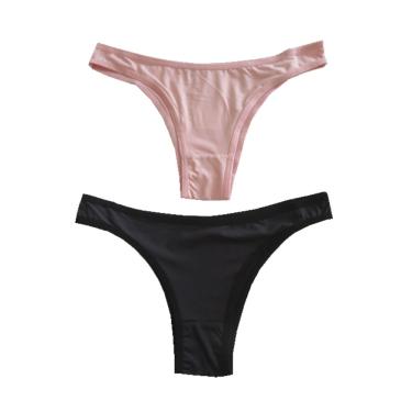 Imagem de CONJUNTO C/2 CALCINHA B+ K2033CS - ROSA / PRETO - P