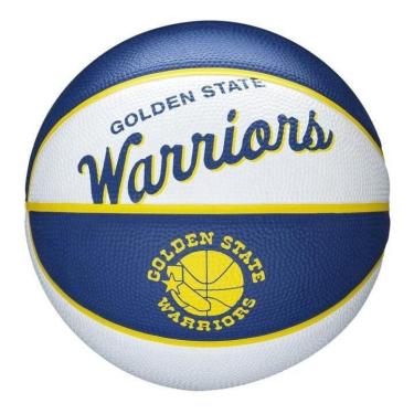Imagem de Bola de Basquete Wilson nba Team Retrô Mini Golden State Warriors - #3