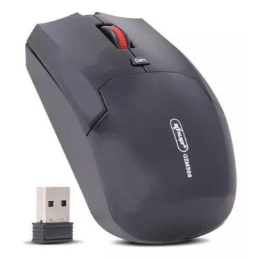 Imagem de Mouse Knup Gzm386 Ergonônico Sem Fio 1600 Dpi Cor Preto