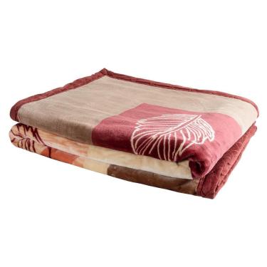 Imagem de Cobertor King Size Raschel Plus Zarzuela Tabaco 220X240Cm