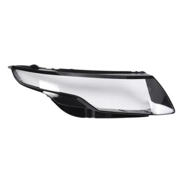Imagem de VekAuto Capa de lente de farol capa de lente transparente para Land Rover Evoque 2011-2019 transparente, preto, PC, 1 peça frontal direita