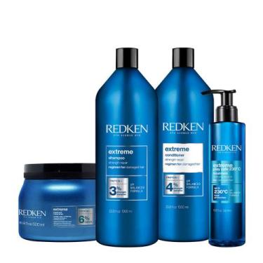 Imagem de Kit Redken Extreme Salon Total Leave-in (4 produtos)