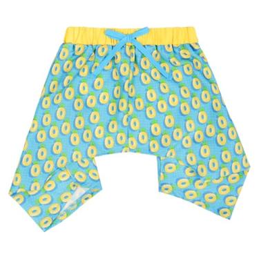 Imagem de HDE Calções de banho havaianos para cães, calções de banho para praia, piscina, para cães PP a 2GG, boias de abacaxi - PP