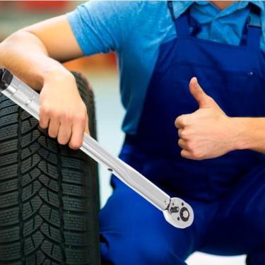 Imagem de Torquímetro de Estalo 1/2 Polegada, 40-210 Nm - Chave de Torque Profissional com Estojo para Manutenção Automotiva